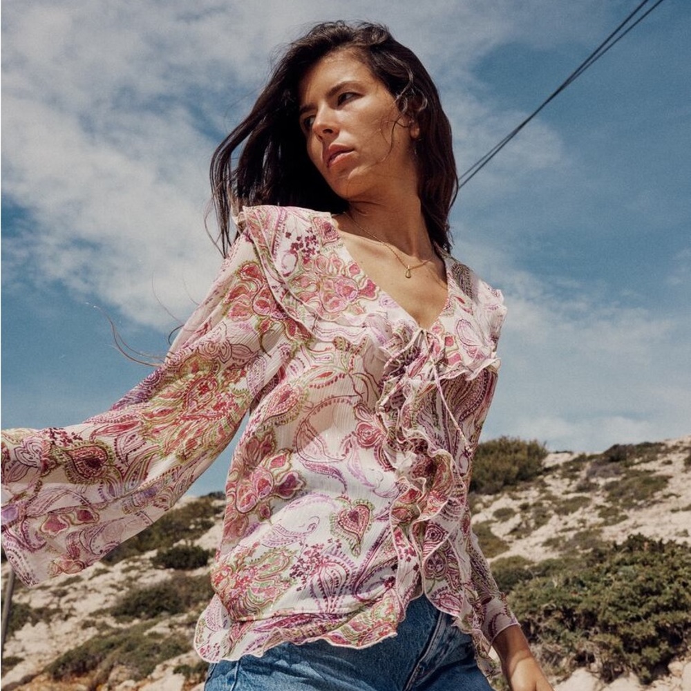 ZARA printed blouse - Picture 2 of 6